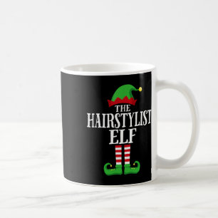 Hairstylist Elf Matching Family Group Christmas Pa Coffee Mug