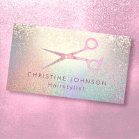 hairstylist faux colourful glitter effect