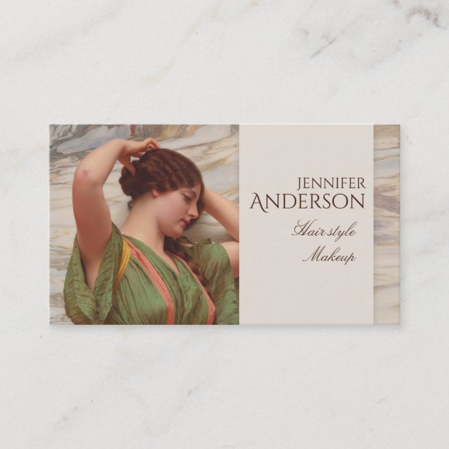 Hairstylist Hairdresser Makeup Beauty CC0017 Business Card (Front)