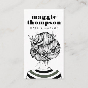 HAIRSTYLIST   Hairstylist & Beautician Business Ca Business Card