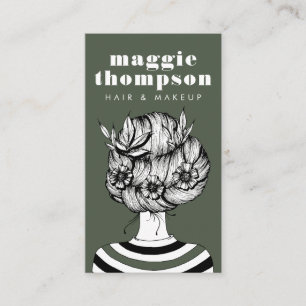HAIRSTYLIST Hairstylist & Beautician Business Ca Card