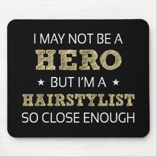 Hairstylist Novelty Mouse Pad
