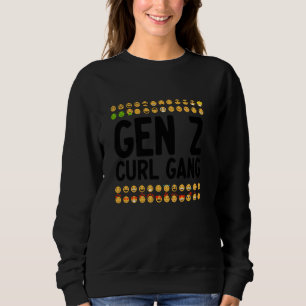 Hairstylist Perm Haircut Meme Cosmetologist Barber Sweatshirt