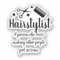 Hairstylist Quote Funny Hairdresser Stars Cutout
