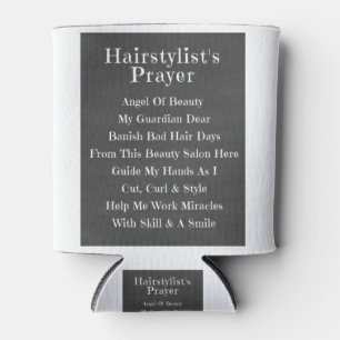 Hairstylist’s Prayer Water bottle Can Cooler
