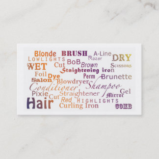 HairStylist/Salon Business Cards