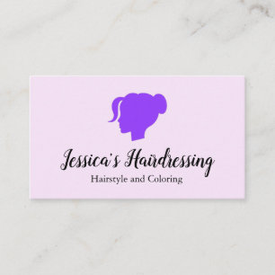 Hairstylist Salon Minimalist Logo Business Card