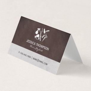 Hairstylist Salon Professional Business Card
