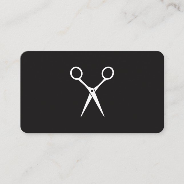 Hairstylist Shears Business Card (Front)