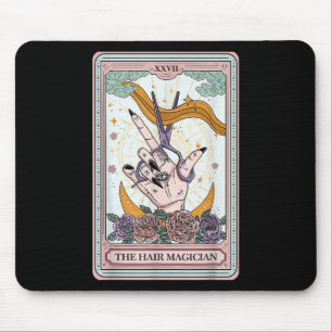 Hairstylist Tarot Card Gothic Hairdresser Salon Ha Mouse Pad
