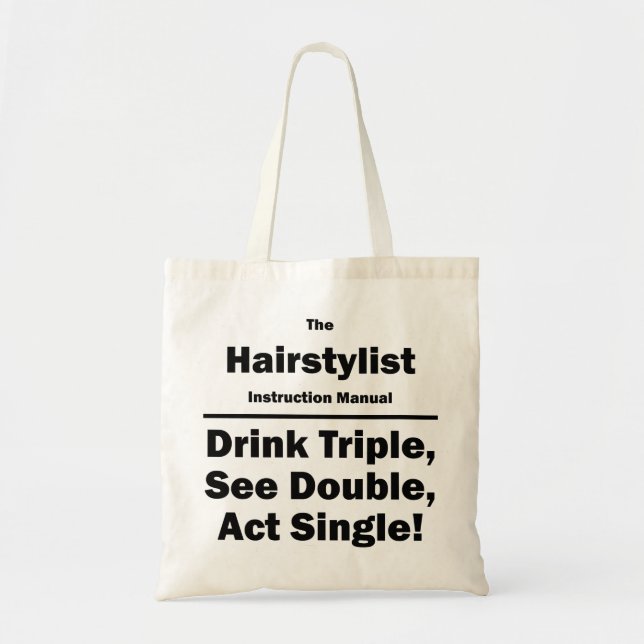 hairstylist tote bag (Front)