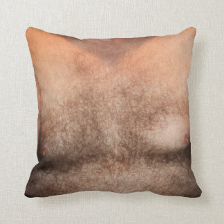 HAIRY CHEST PILLOW - YOU CAN CUSTOMIZE IT TOO!