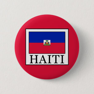 Haiti 6 Cm Round Badge