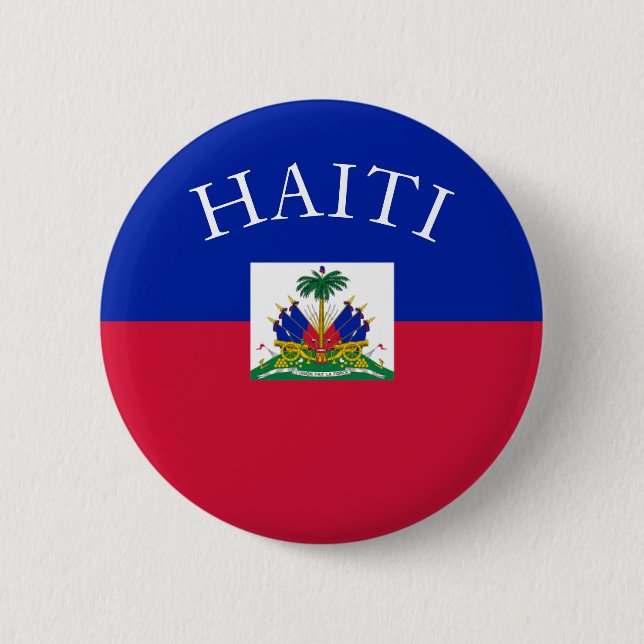 haiti 6 cm round badge (Front)