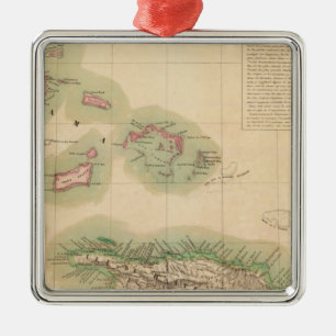 Haiti and Dominican Republic Sep 68 Metal Ornament