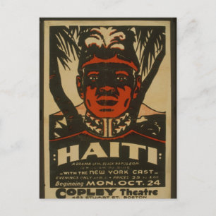 Haiti at the Copley Theatre, Postcard