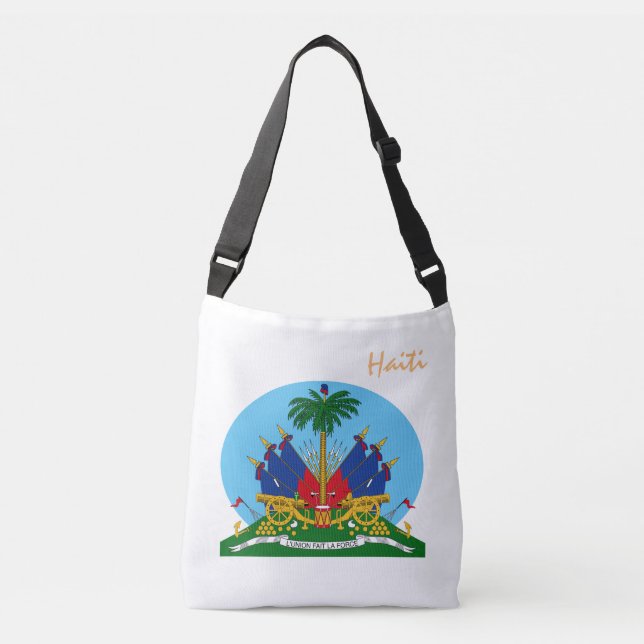 Haiti bag & Haitian flag fashion / holiday (Front)