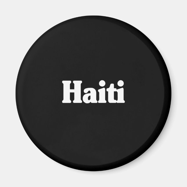 Haiti Classic Style Magnet (Front)