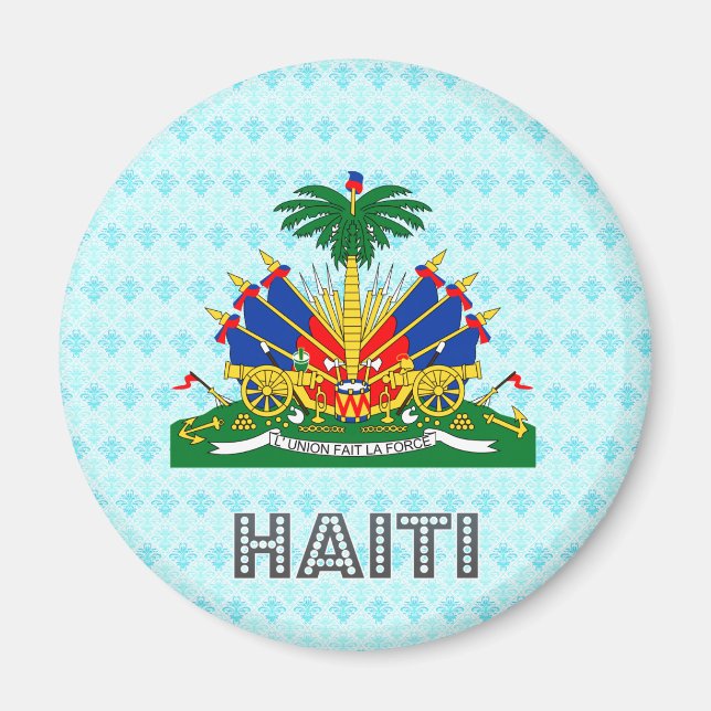Haiti Coat of Arms Magnet (Front)