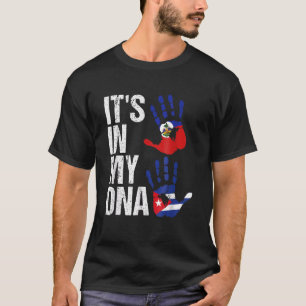 Haiti Cuba It's In My Dna Haitian Cuban Flag Natio T-Shirt