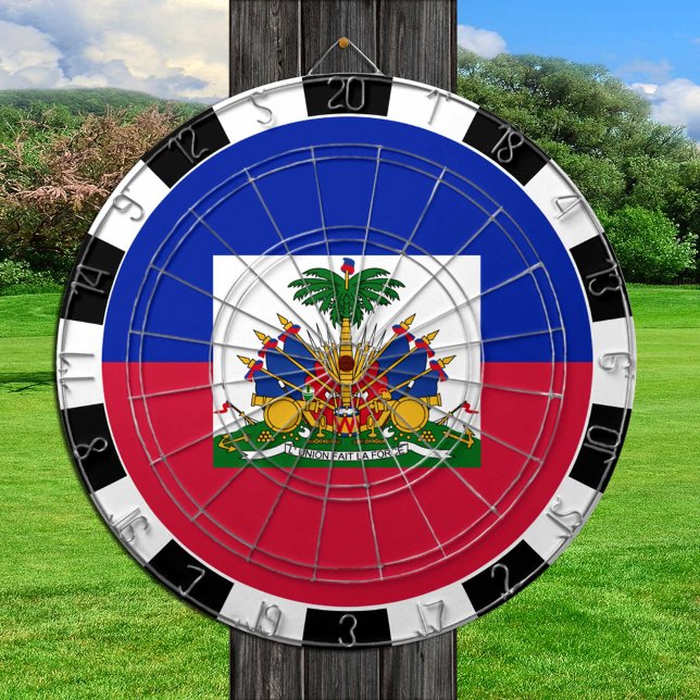 Haiti Dartboard & Haitian Flag / game board (Creator Uploaded)