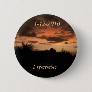 Haiti Earthquake 6 Cm Round Badge