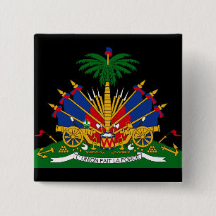 haiti emblem 15 cm square badge