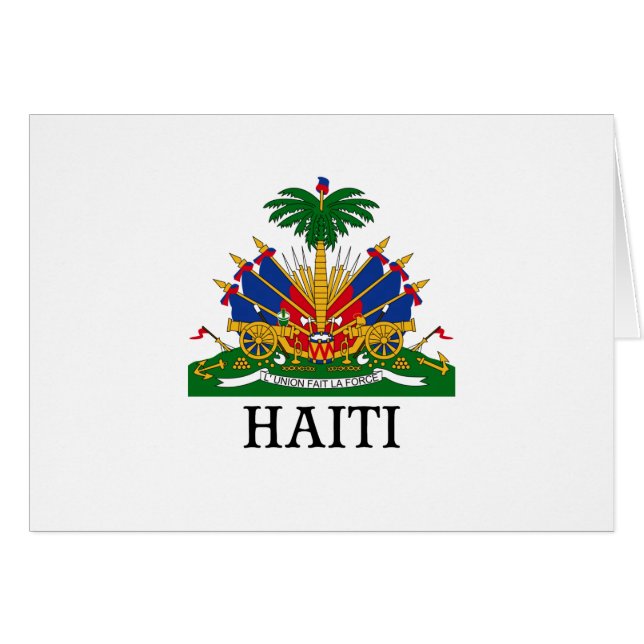 HAITI - emblem/coat of arms/flag/symbol (Front Horizontal)