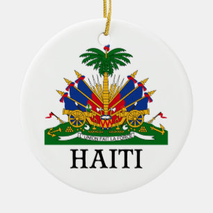 HAITI - emblem/coat of arms/flag/symbol Ceramic Ornament