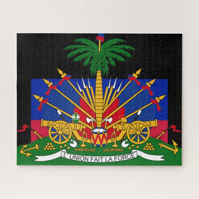haiti emblem jigsaw puzzle (Horizontal)