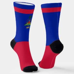 Haiti fashion Socks, Haitian flag, patriotic Socks