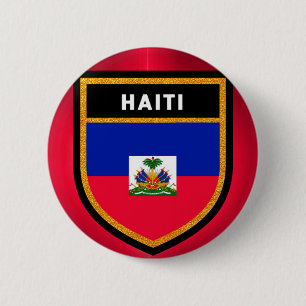 Haiti Flag 6 Cm Round Badge