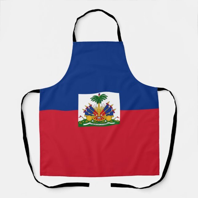 Haiti flag apron (Front)