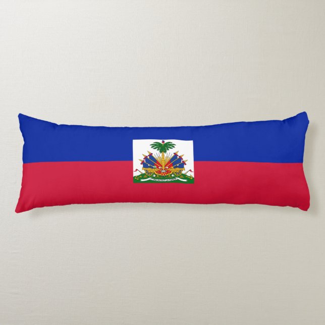 Haiti Flag Body Cushion (Front)