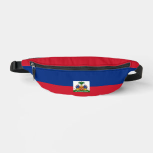 Haiti flag bum bags