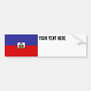 Haiti Flag Bumper Sticker