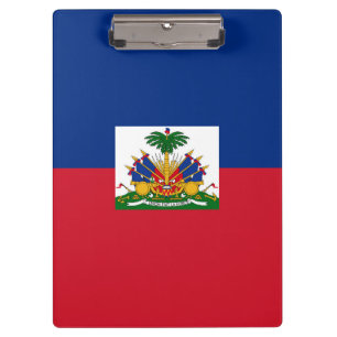 Haiti flag clipboard