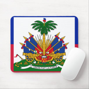 Haiti Flag Coat of Arms  Mouse Pad