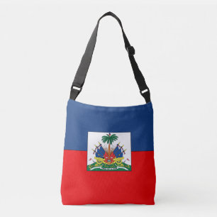 Haiti Flag Crossbody Bag