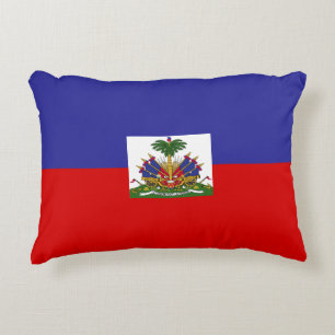 Haiti Flag Decorative Cushion