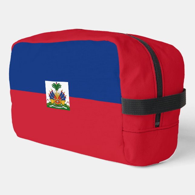 Haiti flag dopp kit (Left Corner)