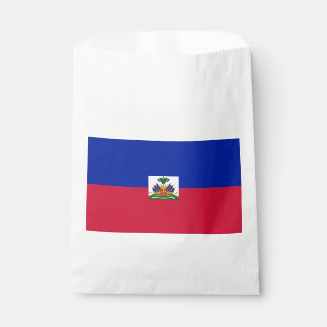 Haiti Flag Favour Bag (Front)