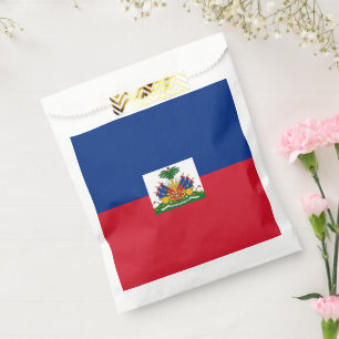 Haiti flag favour bag