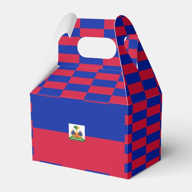 Haiti flag  favour box (Front Side)