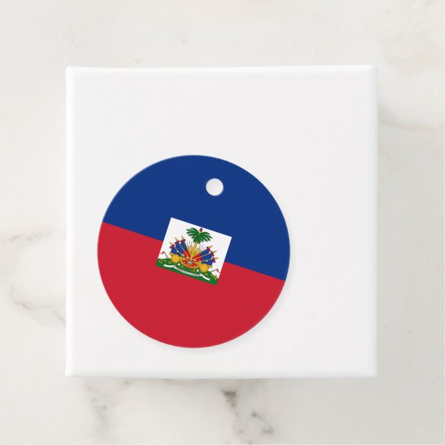 Haiti flag favour tags (In Situ)