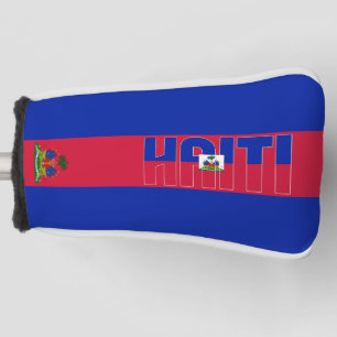 Haiti Flag Gorgeous Patriotic Golf Head Cover