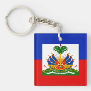 Haiti Flag  Key Ring