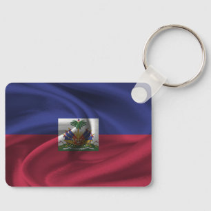 Haiti Flag Keychain