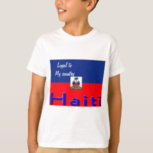 haiti flag kids t-shirts