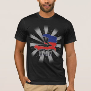 Haiti Flag Map 2.0 T-Shirt